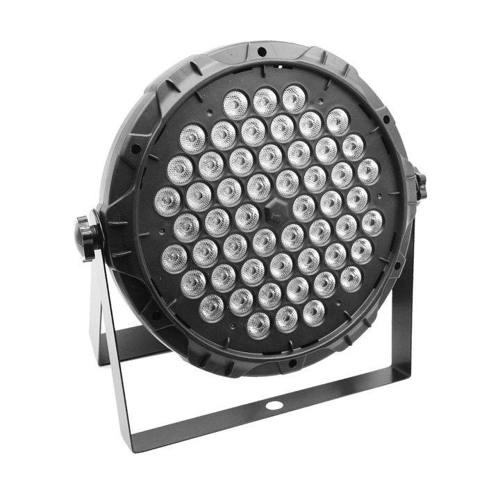 Lumina LED RGB 54W 54SMD, dimmer, stroboscop, 24x24x7cm