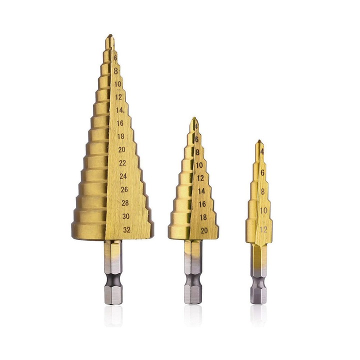 Seturi de burghie Konika Trypania 4-12mm, 4-20mm, 4-32mm, 0.234kg