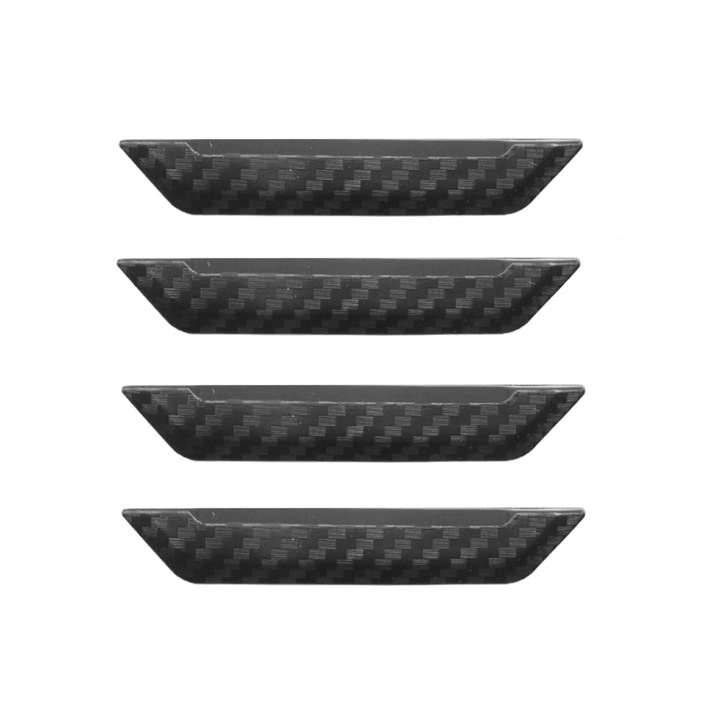 Autocolante pentru Usi Auto, CARSUN, Set 4 Teme, 10x2cm, Negru