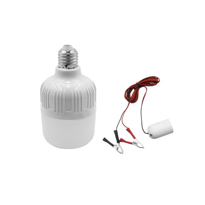 Lampa de lucru LED 15W 12V, alb rece, 12x6cm