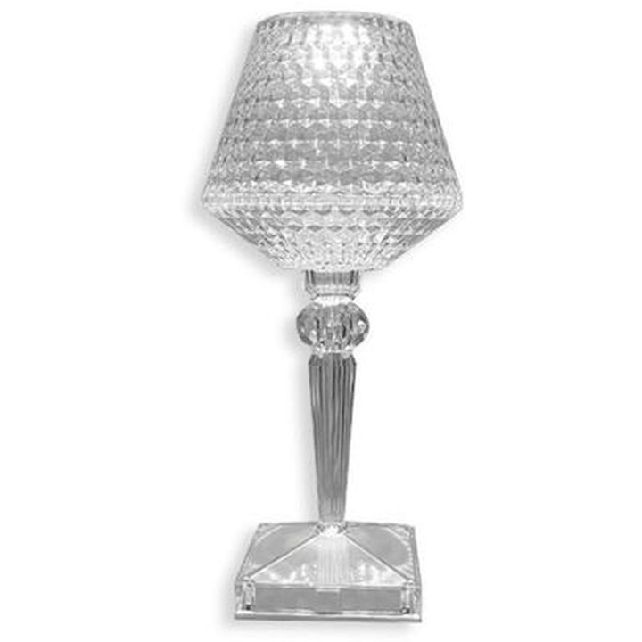 Lampa LED RGB de masa cu telecomanda, 27x8.5cm, multicolor, cablu 80cm