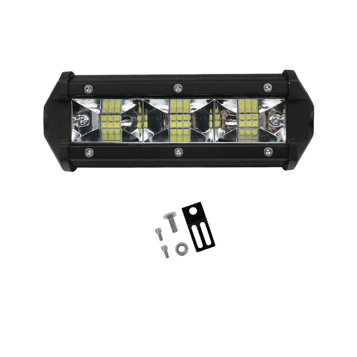 Proiector LED, 72W, 12V-24V, 6000K, 10x8x5cm, IP68