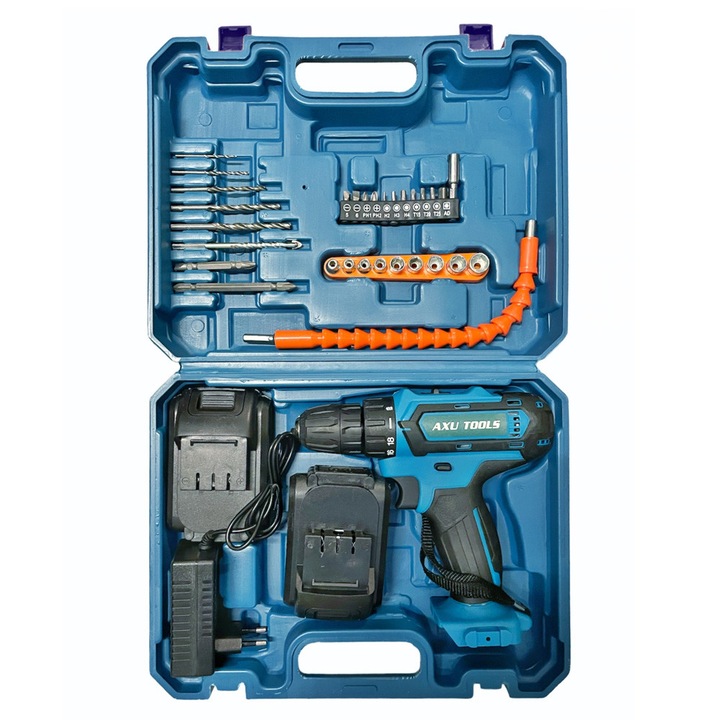 Set drapanokatsabido cu 2 mpataries 24V 5.0Ah, 30 accesorii, balitsa, AXU-PLI-14S