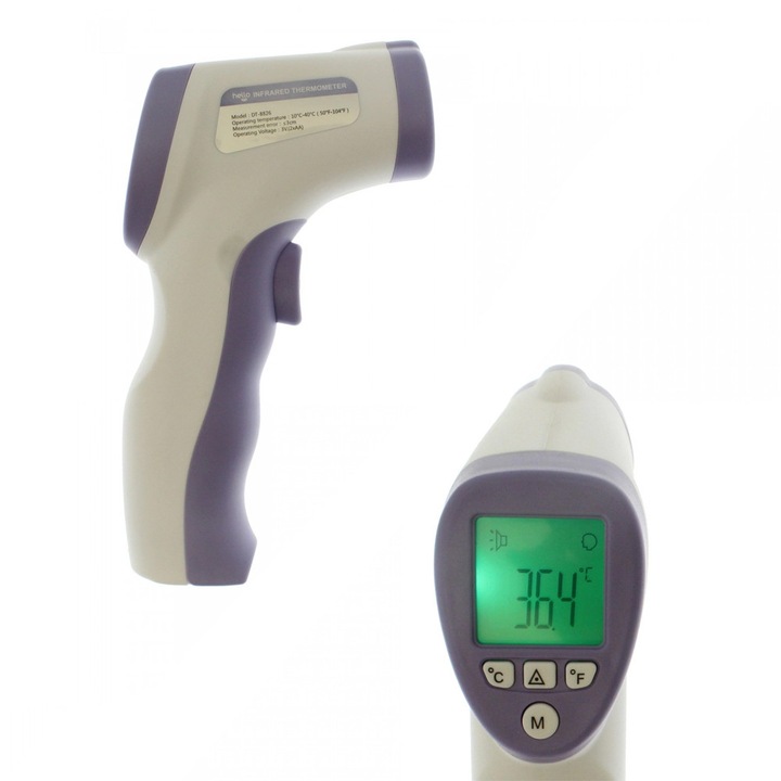 Termometru digital de frunte HYH-075, 3 functii de masurare, 32C - 42C, 15x8cm