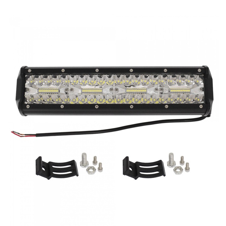 Proiector LED 30x8x6cm 240W 6000K alb rece IP68 aluminiu