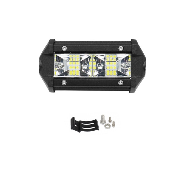 Spot LED, 36W, 12V-24V, 6000K, 10x8x5cm, IP68