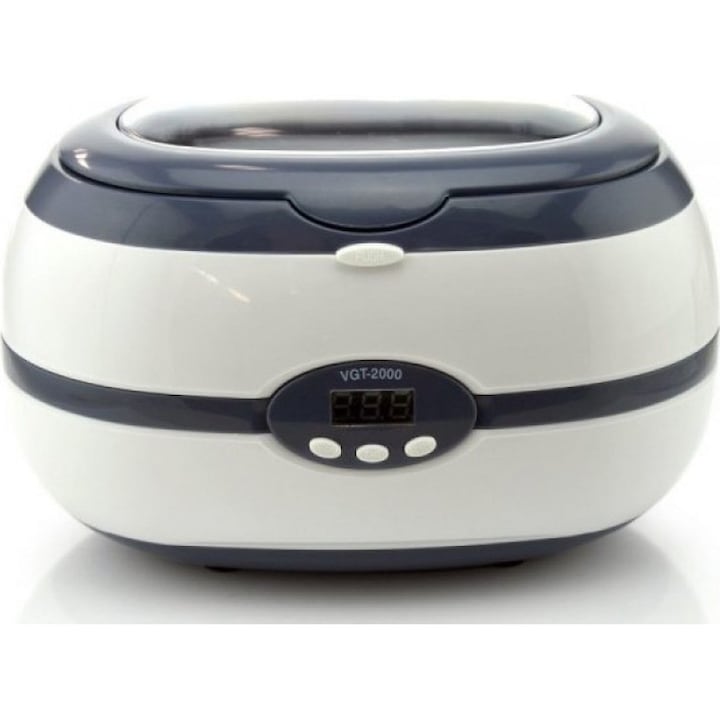 Aparat de curatat cu ultrasunete Ultrasonic 35W 600ml Inox cu cronometru digital VGT-2000
