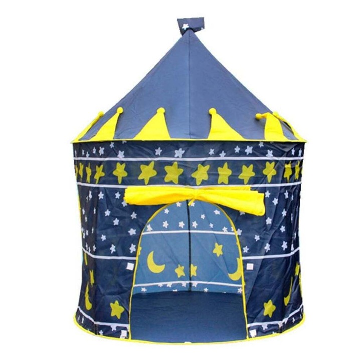 Cort Pop-up pentru copii, Kastro, 105x105x135cm, albastru, pentru 3 ani+