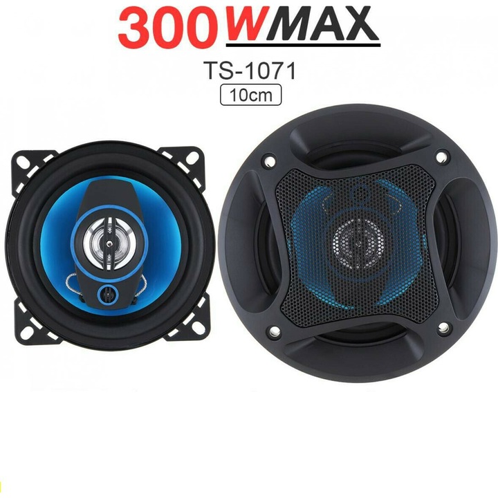 Set boxe auto 4" 30W RMS, 2 dromon, 10x10x5.5cm