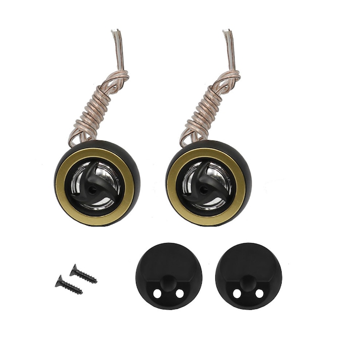 Set 2 Boxe Tweeter Auto 1.5" 500W, 4x4x1.8cm, 4 Ohm