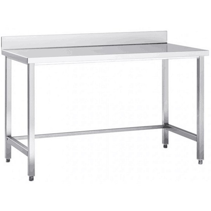 Fali asztal, TECHNICA, 1200x600x850mm, ezüst, teherbírás 150 kg