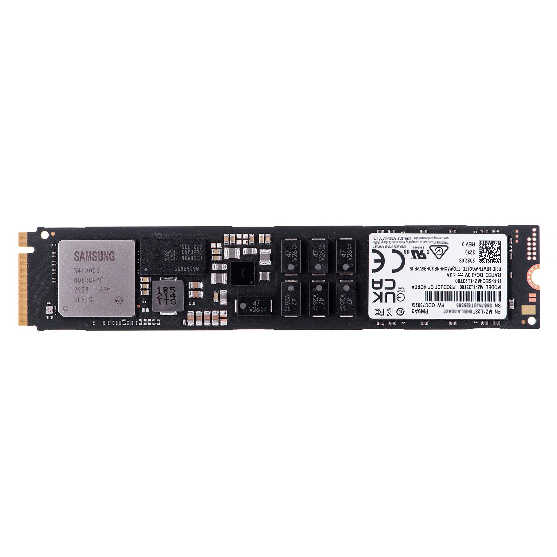 SSD Samsung PM9A3 3.84TB M.2 (22x110) NVMe Gen4, 5500 MB/s citire