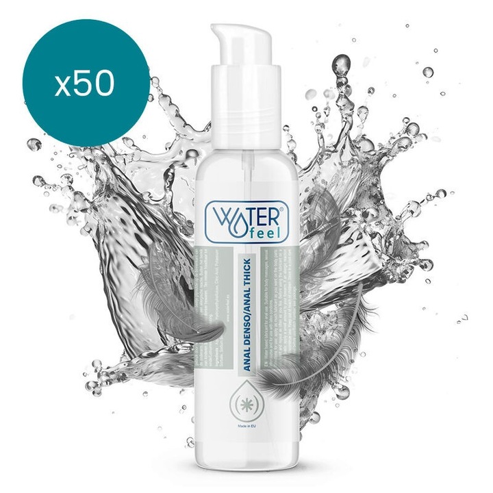 Vízbázisú síkosító anális használatra, Waterfeel, 150ml, átlátszó