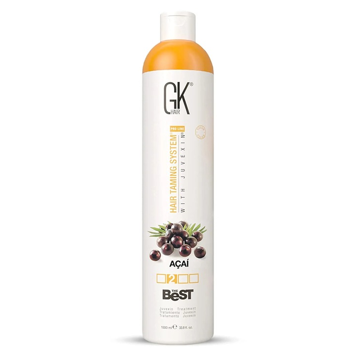 Tratament pentru par Global Keratin, The Best Acai, 1000 ml, netezire
