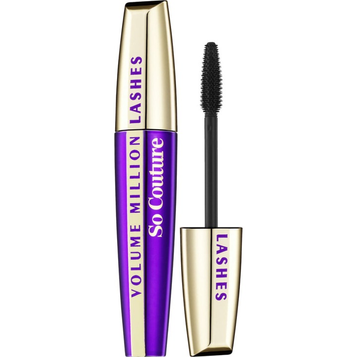 Mascara L'Oreal Paris Volume Million Lashes So Couture, negru, 9.5 ml