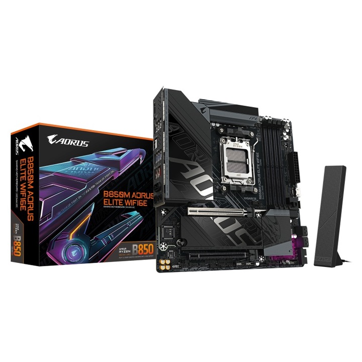 Дънна платка GIGABYTE B850M Aorus Elite, Socket AM5
