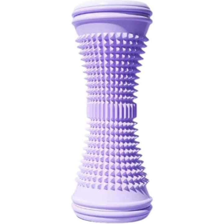 Масажна ролка за крака, лилава, 17.5x7.5x7.5cm
