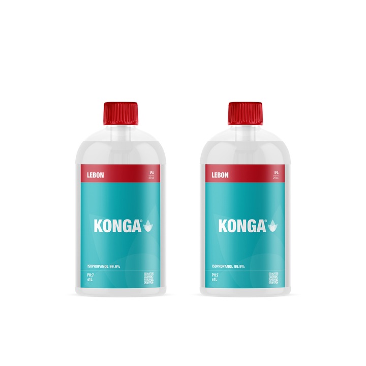 Set - 2 x Alcool izopropilic IPA puritate 99.9%, 1L PET