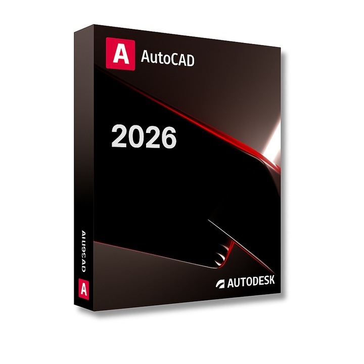Elektronikus licenc 1 év, Autodesk, AutoCAD 2026, PC angol