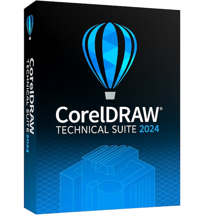 CorelDRAW Technical Suite 2024 2 eszköz, Windows, állandó, elektronikus licenc