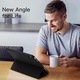 Védőtok iPad (A16) 11. generációs 11 hüvelykes 2025-höz, tok iPad 10. generációs 10.9 hüvelykes 2022-höz, tolltartóval, okostok háromrészes állvánnyal, ultravékony, puha TPU hátlap, fekete