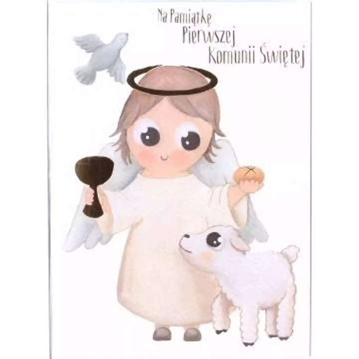 Felicitare comunionala, HENRY, grafica frumoasa, 12.5x18cm