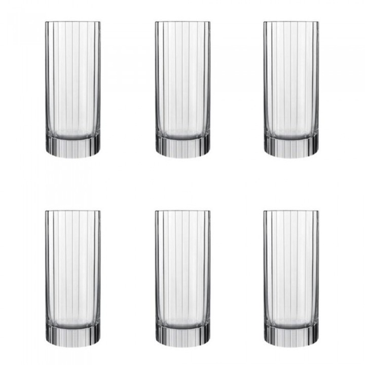 Set 6 pahare long drink Luigi Bormioli Bach, 480ml, D7x16cm