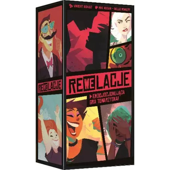 Настолна игра Trefl Re(we)lacje, 108 карти ситуации, 18 карти емоции, 4 карти точки, многоцветна