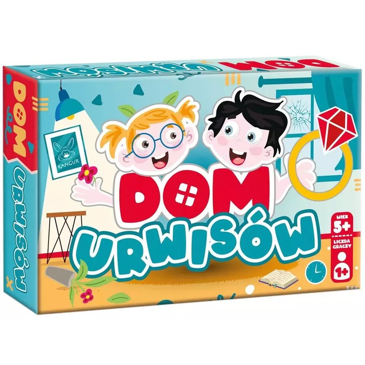 Társasjáték, KANGUR, Dom Urwisow, 2-4 játékos, 30-60 perc, többszínű