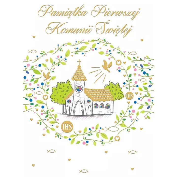 Felicitare B6, HENRY, comunie, 12.5x17.6cm