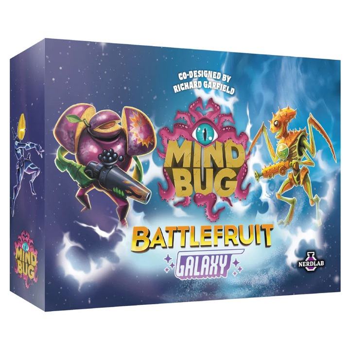 Joc de societate Nerdlab Games, Mindbug Set, Battlefruit Galaxy