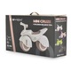 Bicicleta fara pedale Ride On Byox Mini Cruze White cu muzica, Roti EVA late si stabile cu rulment, Sezut ergonomic din piele, Design compact, Manere ergonomice, Recomandata de la 18 luni, Greutate admisa 30 kg