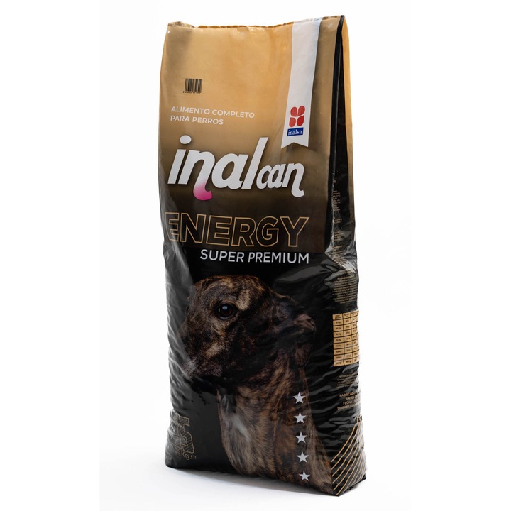 Hrana Uscata Pentru Caini de talie medie si mare, Inalcan, Energy Super Premium, 15 kg/Sac