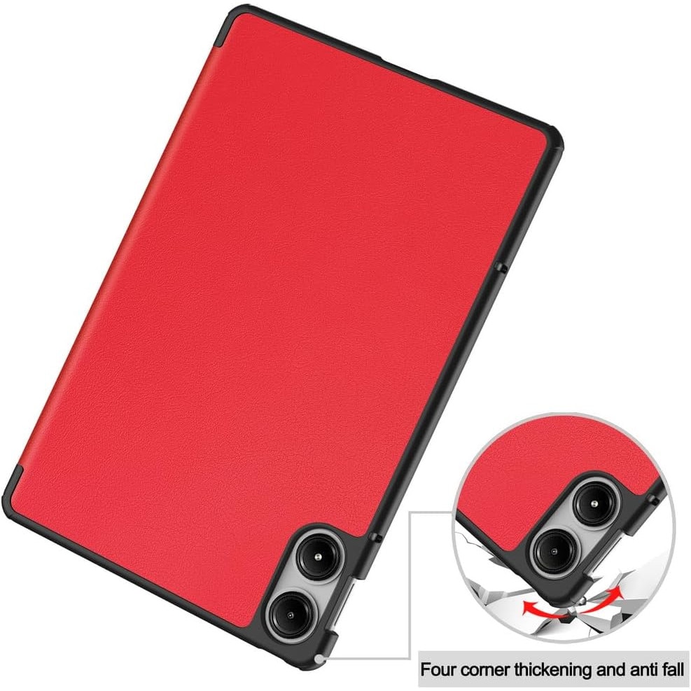 Husa Sigloo pentru tableta Xiaomi Redmi Pad Pro 12.1", Piele Ecologica, Antisoc, Rosu