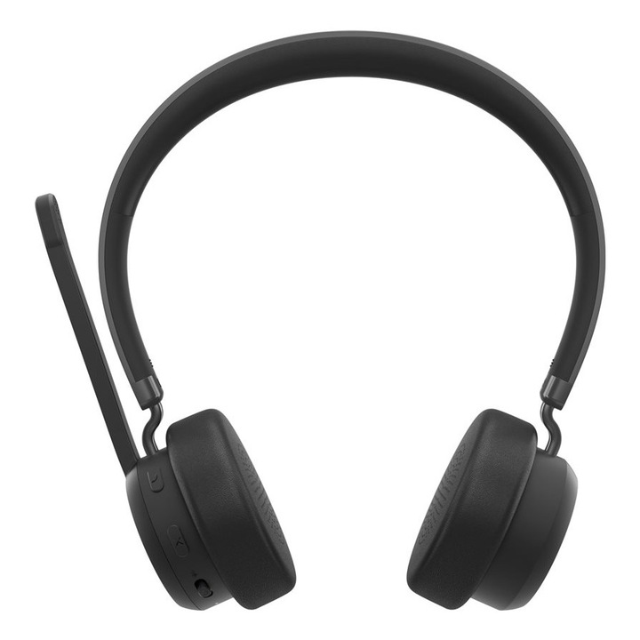 Слушалки Lenovo Essential, висококачествен звук, черен цвят