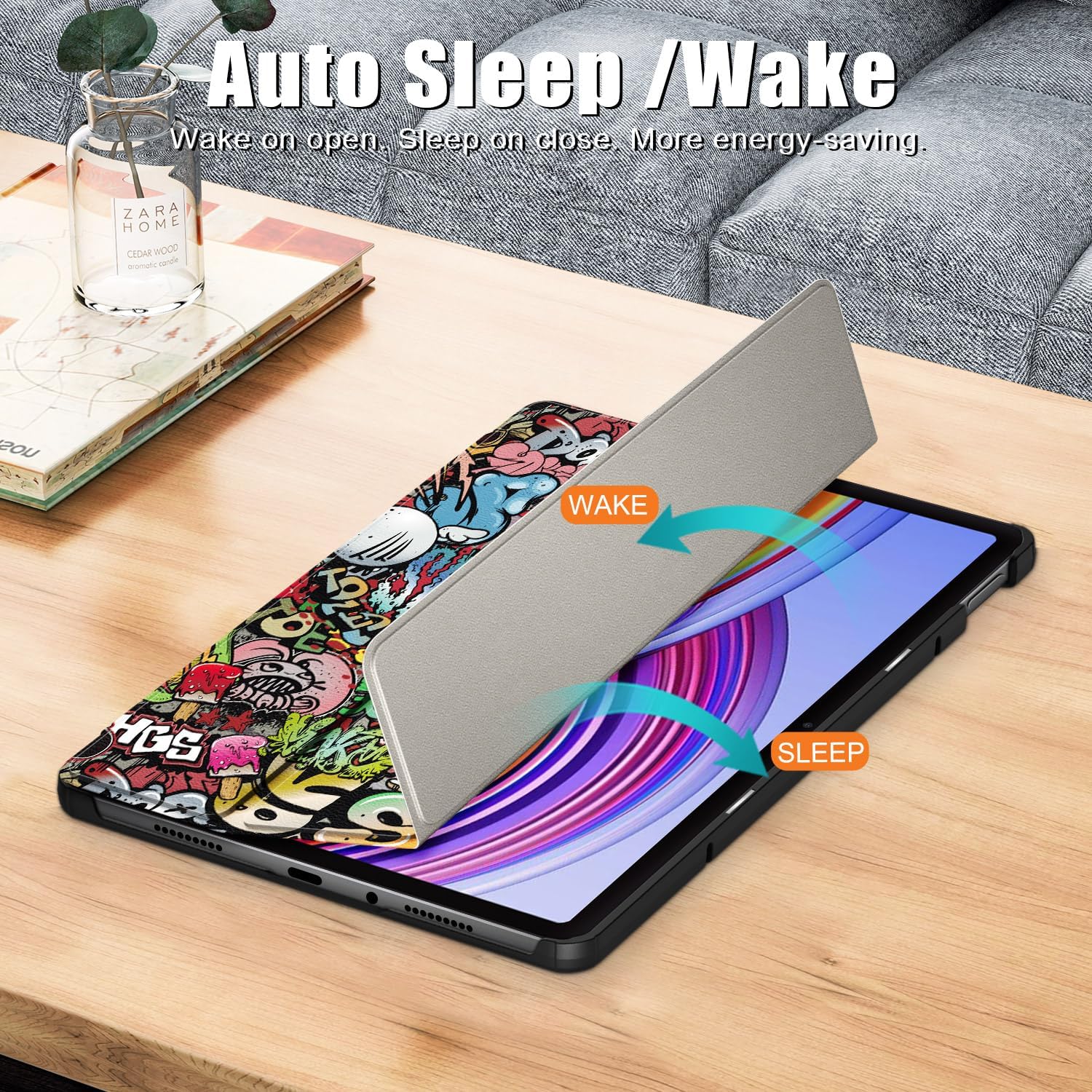 Husa tableta, LelonHo, pentru Xiaomi Redmi Pad Pro 12.1 Inch 2024, multicolor