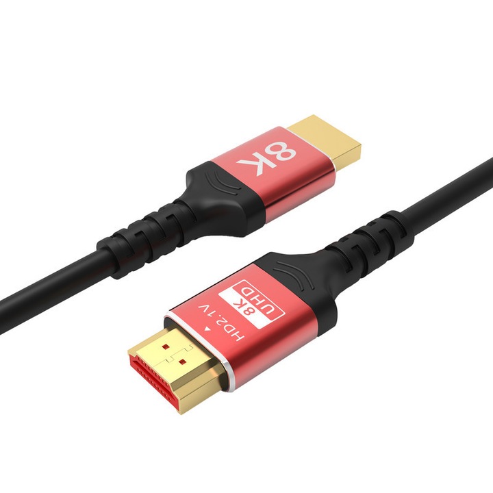 HDMI кабел 8K, 1 м, 8K@60Hz, 4K@120Hz, eARC, HDR10, VRR