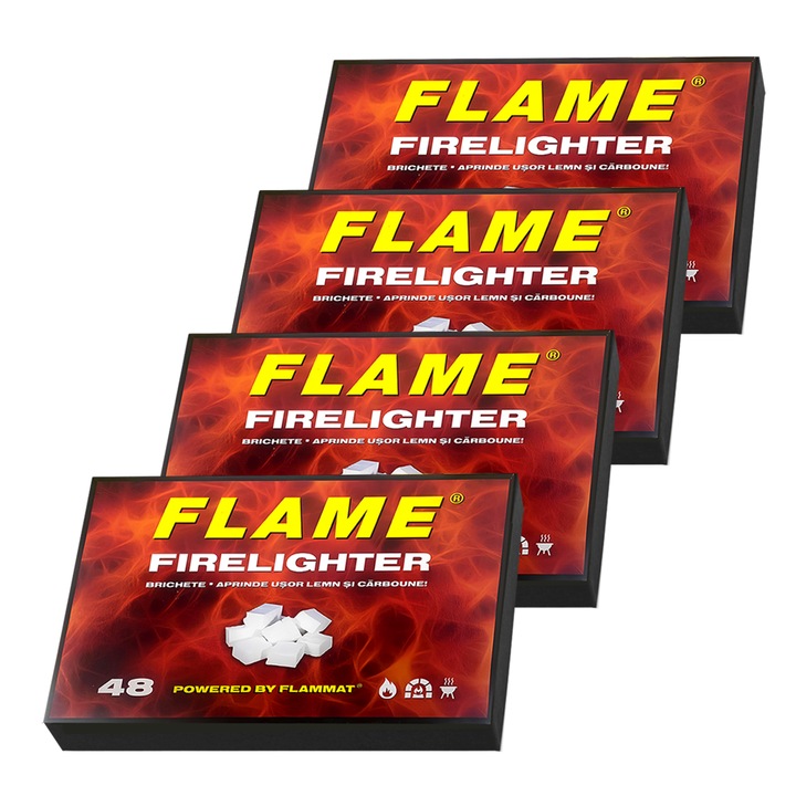 192 darabos Teno® tűzgyújtó kocka készlet, tűzgyújtó, hosszú égési idő 8+ perc, központi fűtés, kandallók, kályhák, kemping, túrázás, tűzgyújtás