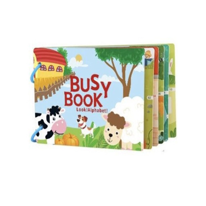 Carte educativa Omelivon, Animale, 21x14cm, Multicolor