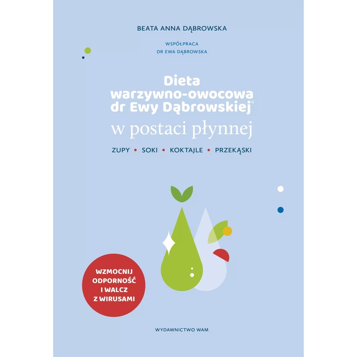 Dieta warzywno-owocowa Dr Ewy Dąbrowskiej, 100 retete, 800 kcal, WAM