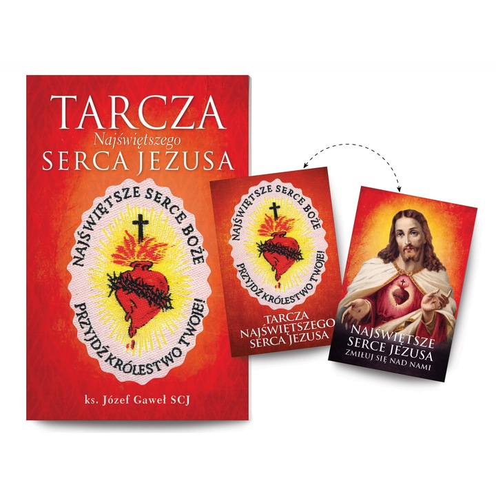 Tarcza Najswietszego Serca Jezusowego, Rafael Dom Wydawniczy, simbol al iubirii, dimensiune mica