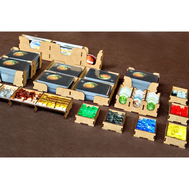 Terraforming Mars játékbetét, reDrewno, teljes készlet, HDF