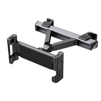 Suport Pentru Tableta Si Telefon Pentru Tetiera Masinii, Lungime Reglabila, Rotatie La 360 De Grade, Pliabil, Structura Triunghiulara, Suport Pentru Tableta Pentru Bancheta Din Spate A Masinii