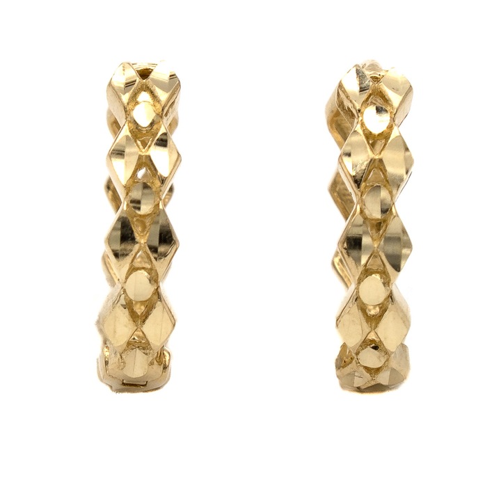 Cercei Polygon Aur 14K