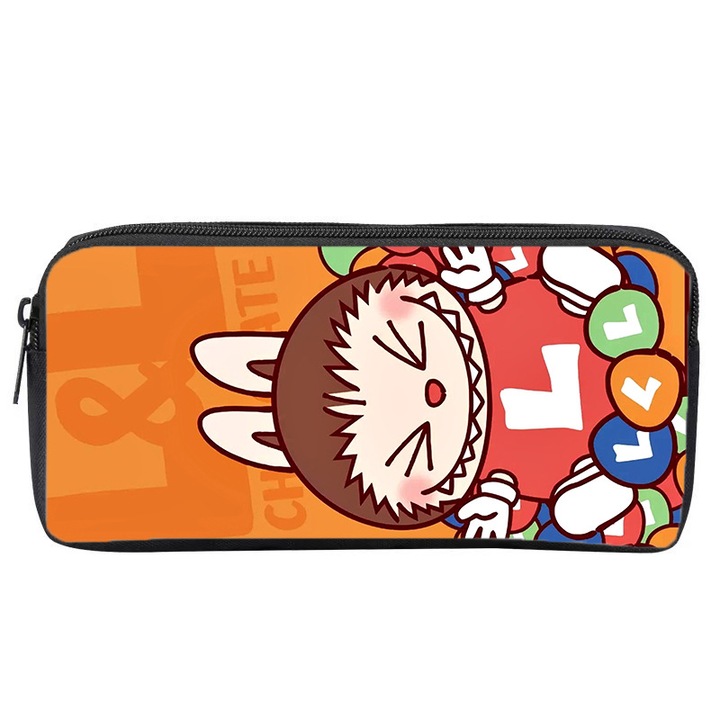 Калъф за химикалки Labubu, изключително голям капацитет, многоцветен, 21 x 12 x 4 cm, LBB-44