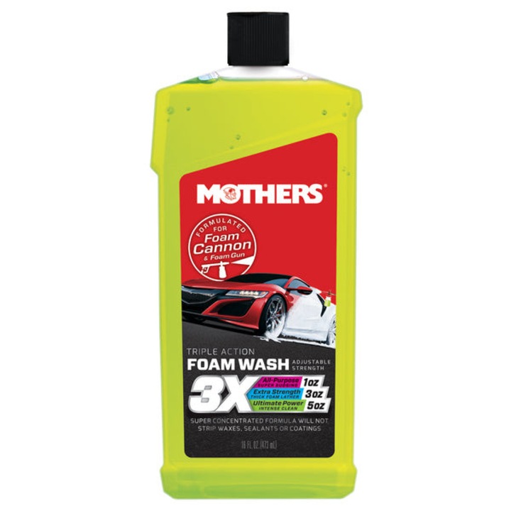 Solutie Auto Mothers – Spuma activa auto cu tripla actiune, pH Neutru, 473ml
