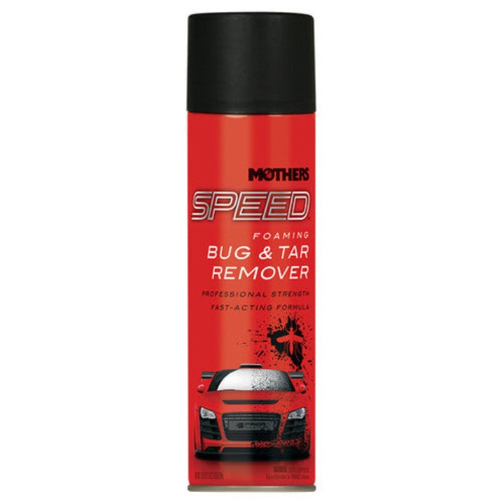 Solutie Auto Mothers Speed – Spray spuma pentru indepartarea insectelor si gudronului, 524g