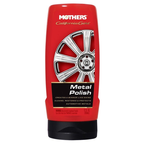 Solutie Auto Mothers California Gold – Solutie lichida pentru lustruire metale, 355ml