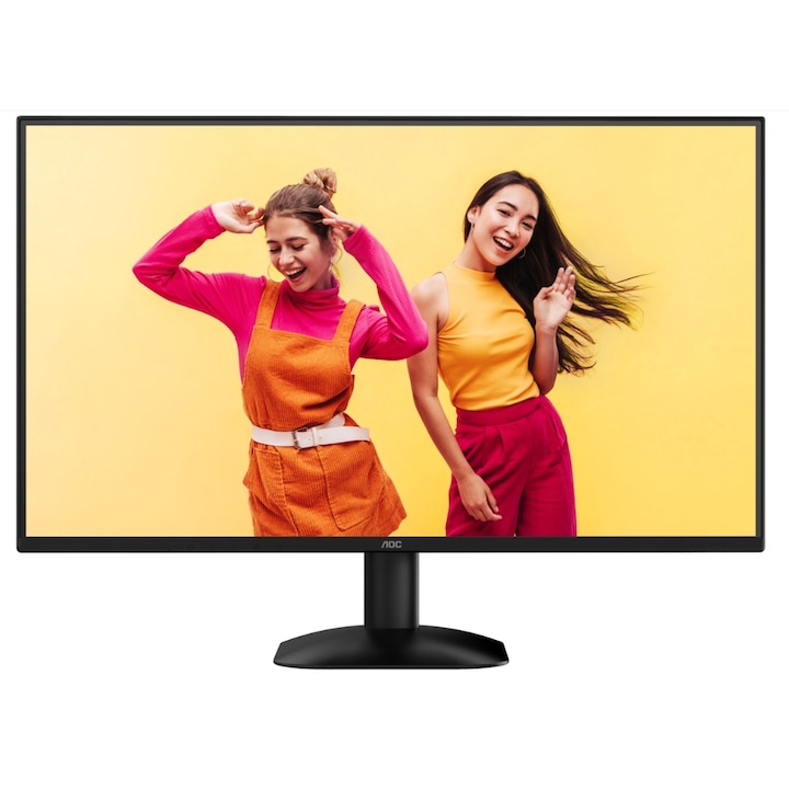 AOC 27" Q27B35S3 IPS LED monitor, QHD 2560 x 1440, HDMI, DisplayPort, 120 Hz, 1 ms, fekete