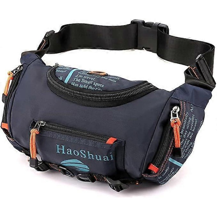 Rucsac Benobby Kids Sling pentru barbati si femei, impermeabil si geanta de piept, bleu marine
